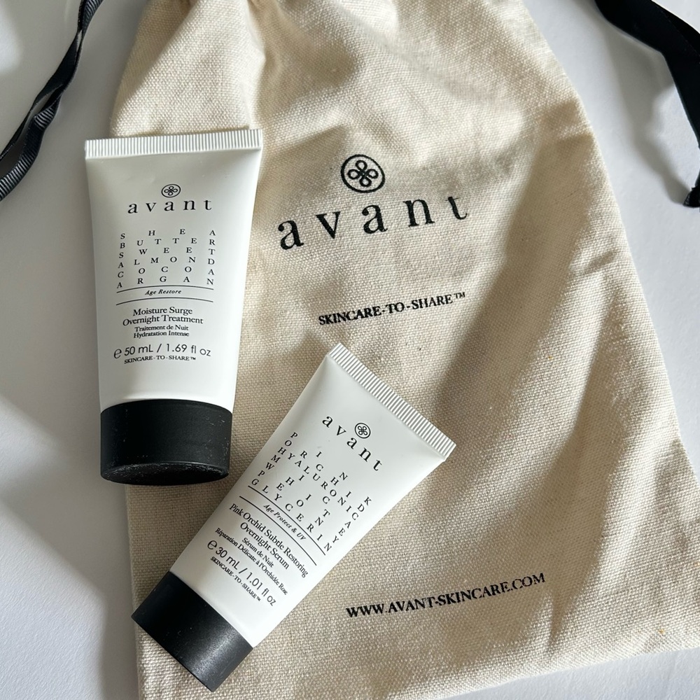 🩷BRAND NEW AVANT BUNDLE MOISTURE SURGE OVERNIGHT TREATMENT RESOTRING SERUM - Picture 5 of 9